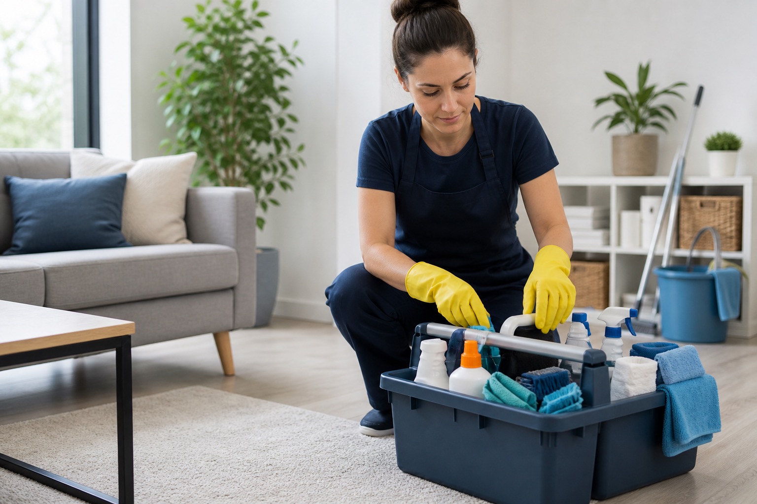 Professional hands-on local service tools arranged neatly